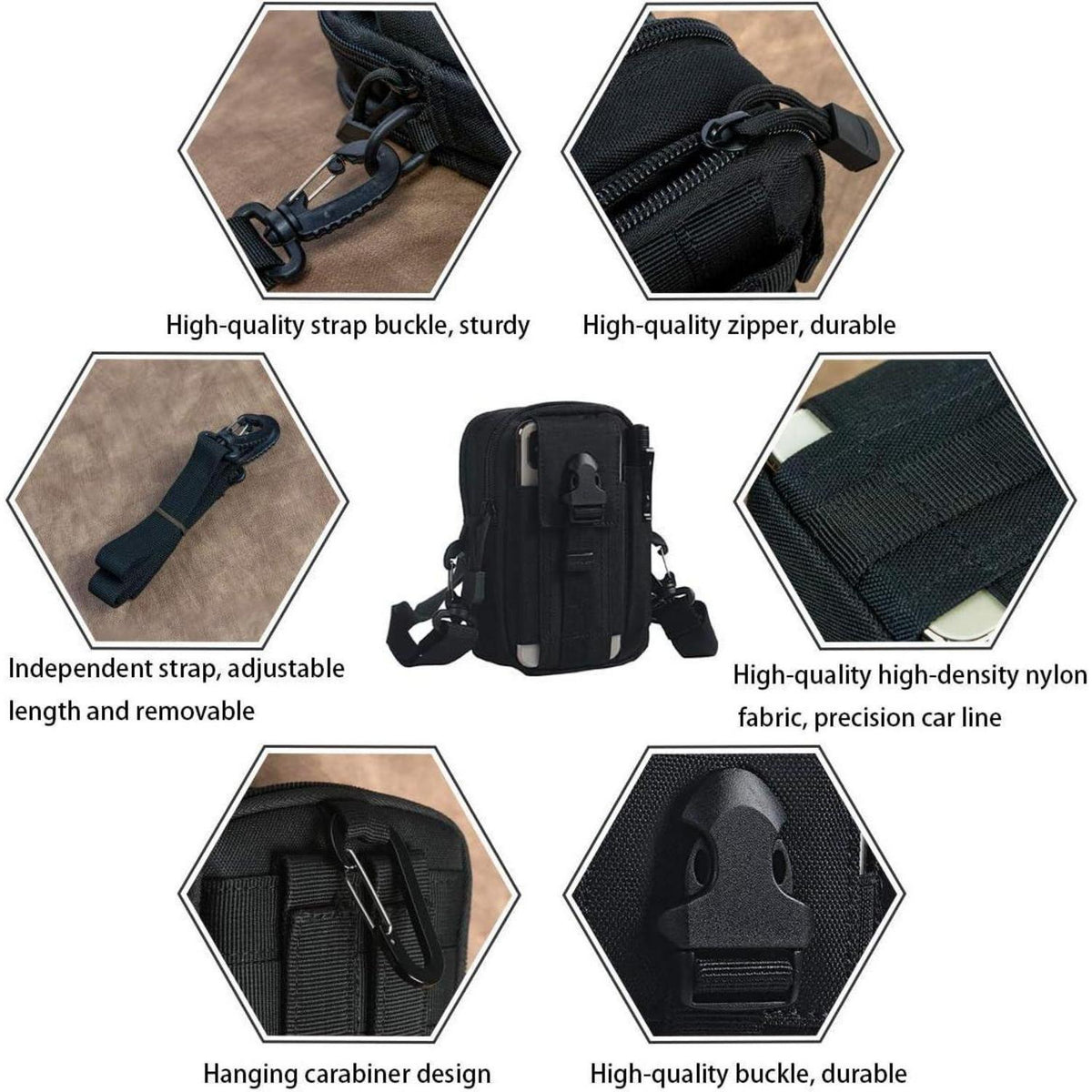 Taktische Hüfttasche Molle Gürteltasche für Outdoor & Alltag