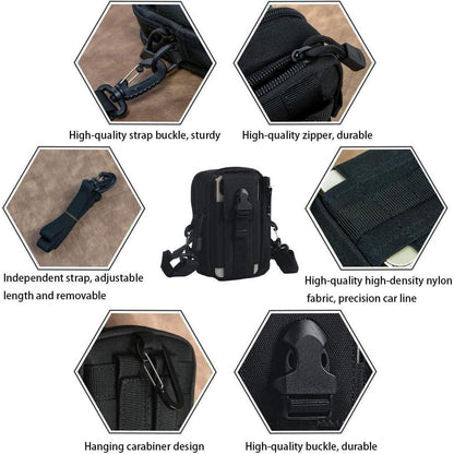 Taktische Hüfttasche Molle Gürteltasche für Outdoor & Alltag