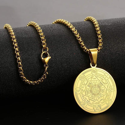 Halskette Herren 7 Erzengel Siegel Medaille Talisman