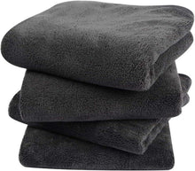 4er Pack Mikrofaser Handtuch Set Saugstarke Badetücher 40x76cm