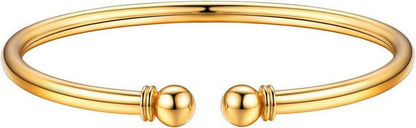 Offener Armreif Manschette 18k vergoldet Silber Accessoire