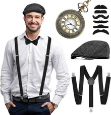 20er Jahre Herren Accessoires Set - Panama