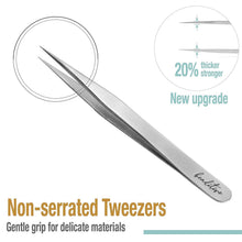 Beaditive 3er-Pack Hochpräzise Pinzetten 4,7-Zoll zum Nähen