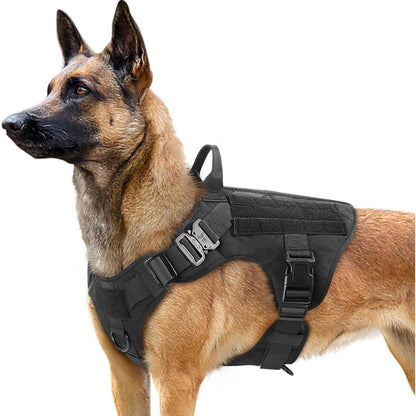 rabbitgoo Hundegeschirr Taktisches Brustgeschirr MOLLE