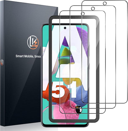 3er Pack Schutzfolie für Samsung Galaxy A51 9H Härte - HD