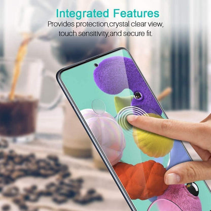 Schutzfolie Samsung Galaxy A51 3er Pack 9H Härte HD Klar blasenfrei Einfache MontageTransparent