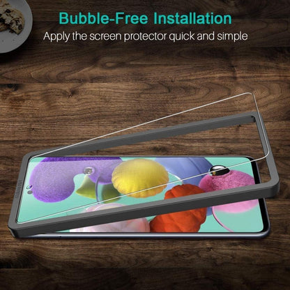 Schutzfolie Samsung Galaxy A51 3 Stück 9H Härte Einfache Montage HD