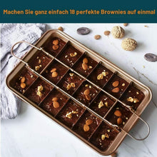 Brownie Backform mit Trennwänden – 31x20cm Backblech
