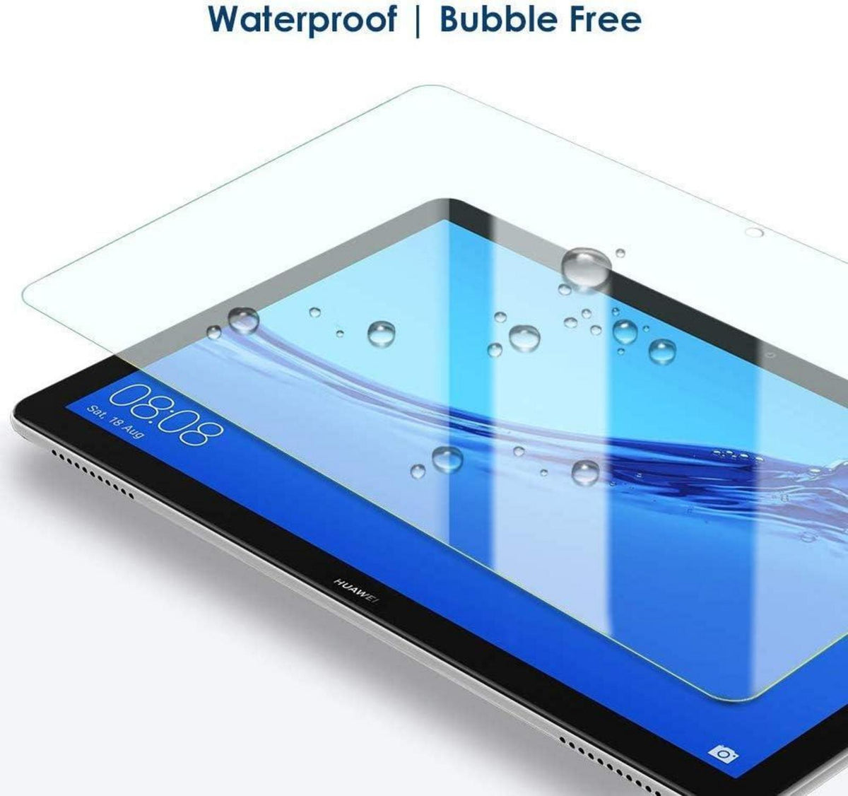 Panzerglasfolie für Huawei Mediapad T5 10 10.1 Zoll [2 Stück] - 9H Displayschutzfolie Tempered Glas Tablet Mediapad T5 10 Zoll 2018