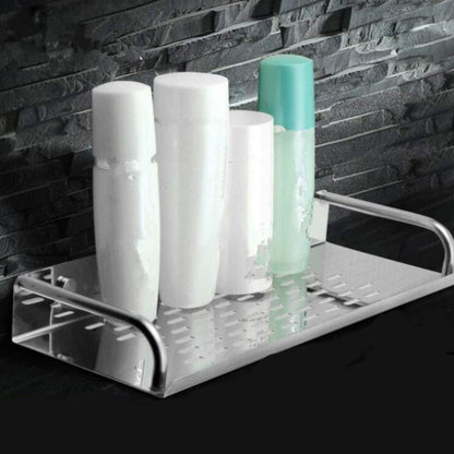 Edelstahl Badregal 2 Stück 20cm Wandmontage