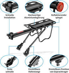 Fahrrad Gepäcktrager Set 24-29 Zoll Universal
