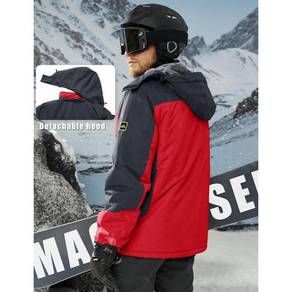 Warme Herren Winterjacke mit Kapuze – Wasserdicht & Winddicht