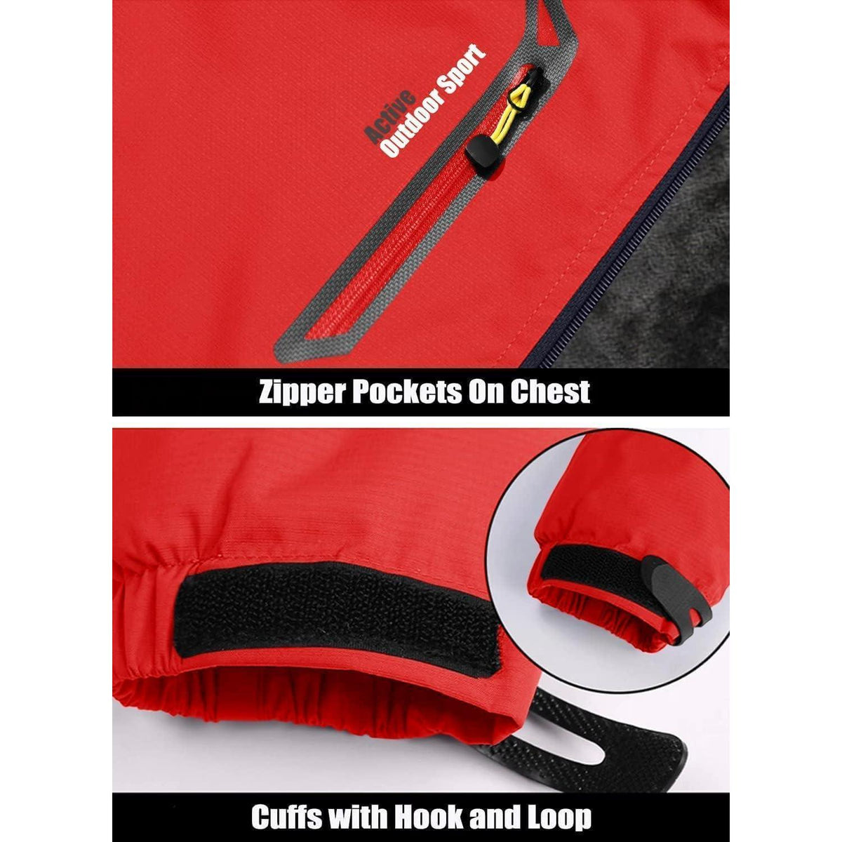 Warme Herren Winterjacke mit Kapuze – Wasserdicht & Winddicht