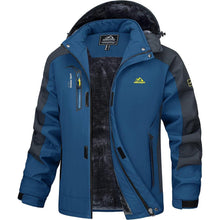 Winterjacke Herren Warm Gefüttert Wasserdicht Skijacke XL