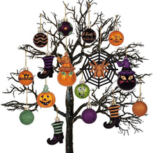 24 Halloween Kugeln Ornamente Freche Deko Baumkugeln