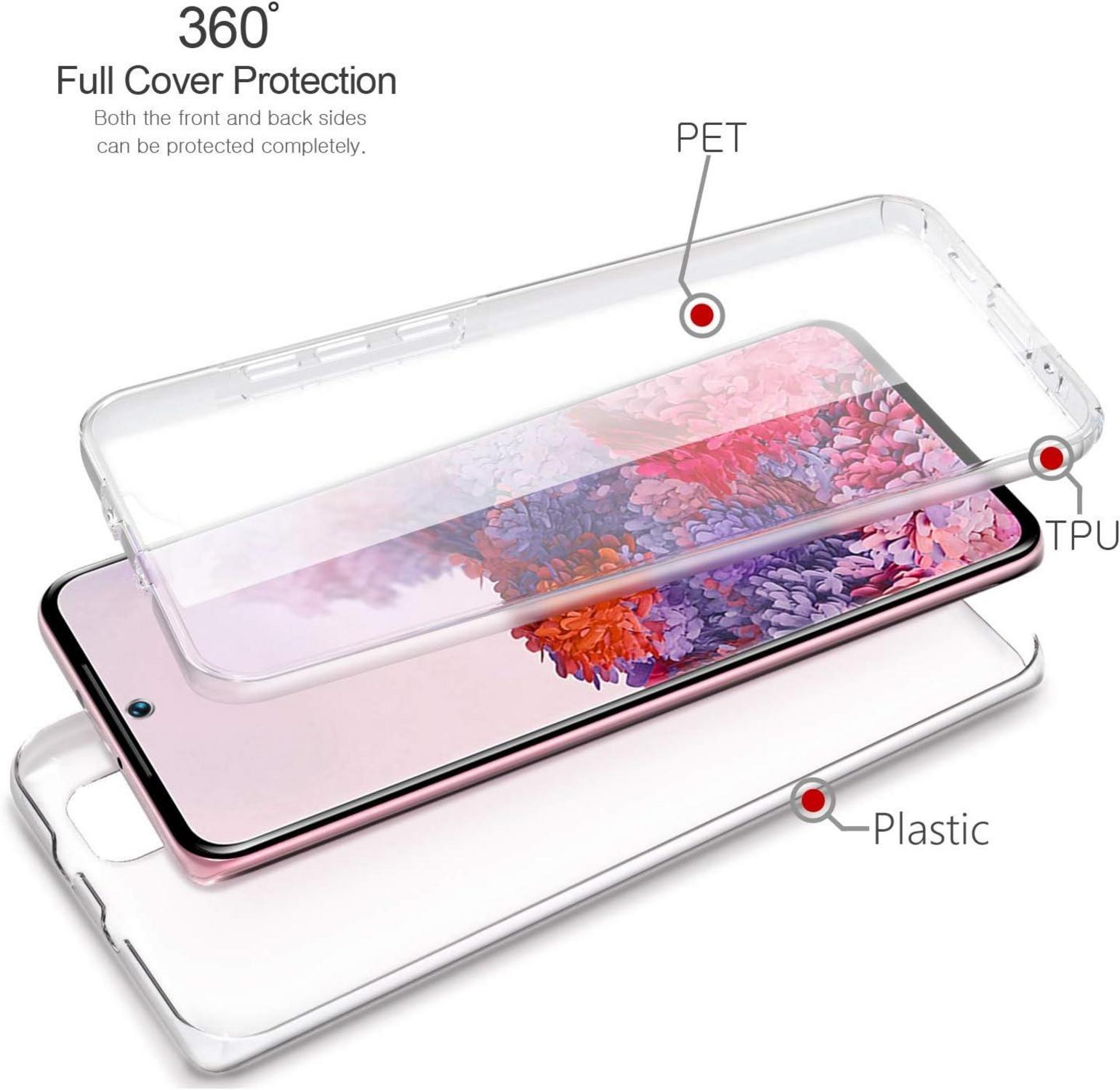 Schutzhülle für Samsung Galaxy S20 360 Grad Full Cover Silikon