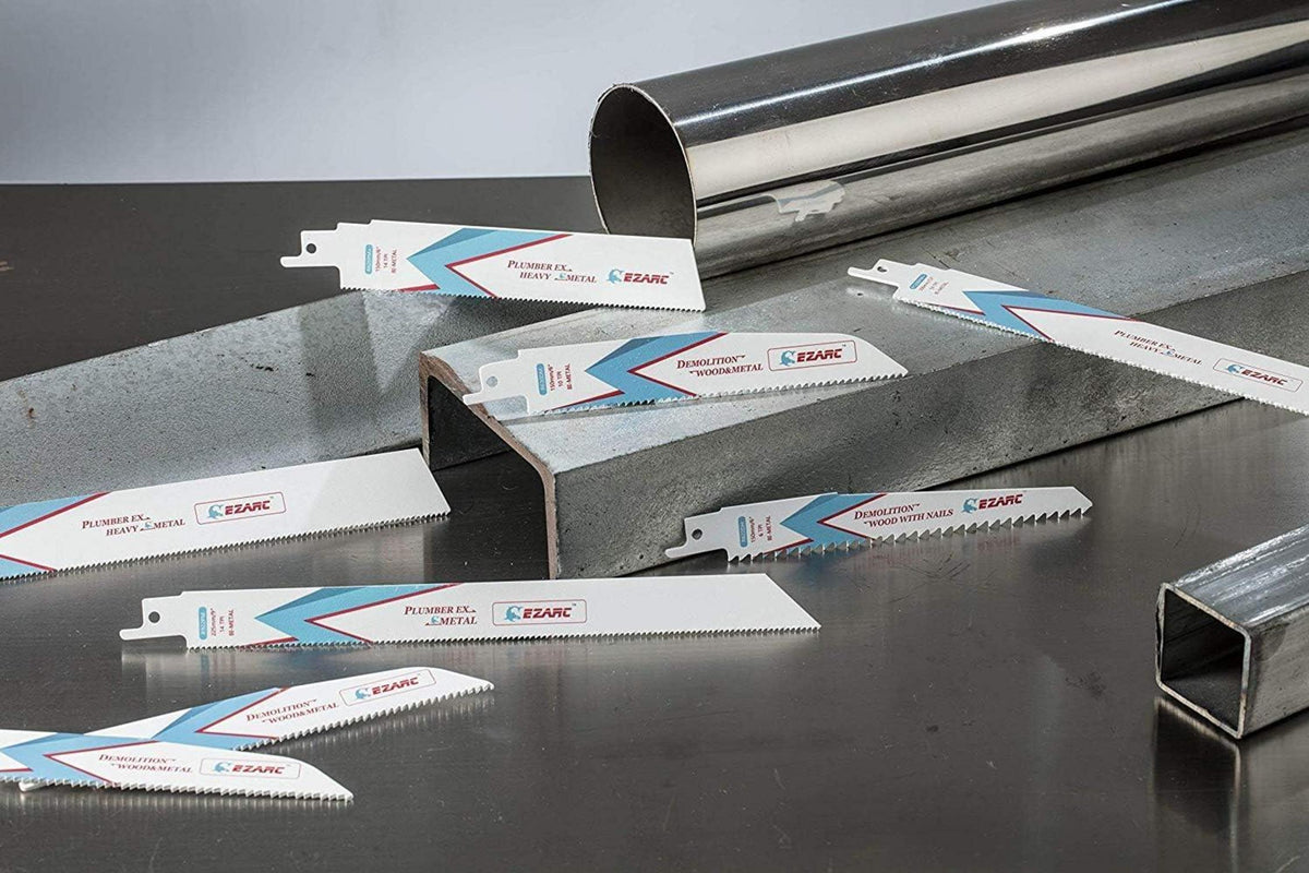 Säbelsägeblätter 225mm für Holz Metall Demolition Bi-Metall 8+10TPI EZARC