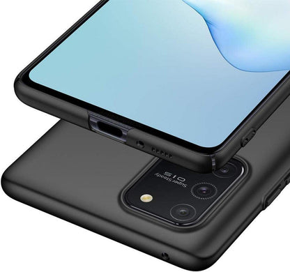Hülle Samsung S10 Lite Ultra Dünn Anti-Scratch FeinMatt Schwarz