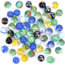 80 Stück 15mm Bunte Glasmurmeln Kinder Murmelspiel
