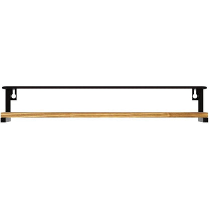 Gewürzregal Küche Wandmontage Kiefernholz 2er Set 40x9cm