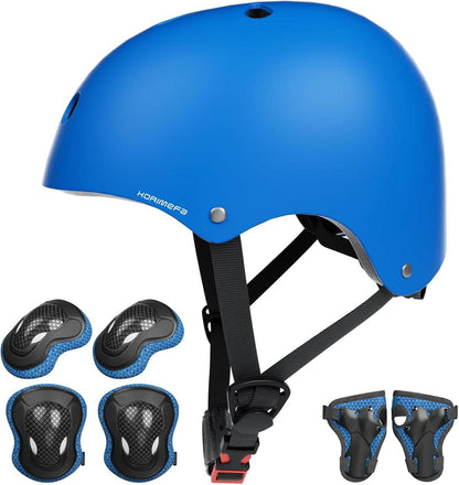 Kinder Fahrradhelm Skaterhelm verstellbar CE-zertifiziert Blau
