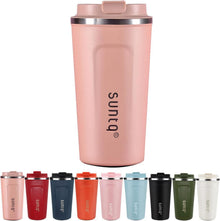 Doppelwandiger Thermobecher Kaffeebecher to go Koral Rosa 510ml