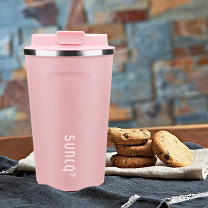 Kaffeebecher to go Edelstahl Thermobecher Isoliert Auslaufsicherer