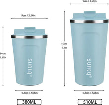 Edelstahl Kaffeebecher to go isoliert Kaffeetasse
