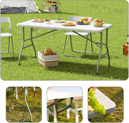 Klapptisch Campingtisch Aluminium Faltbarer Gartentisch 152 x 70 cm
