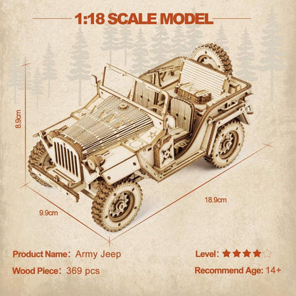 3D Puzzle Holzmodell Dampflokomotive - DIY Geschenk für