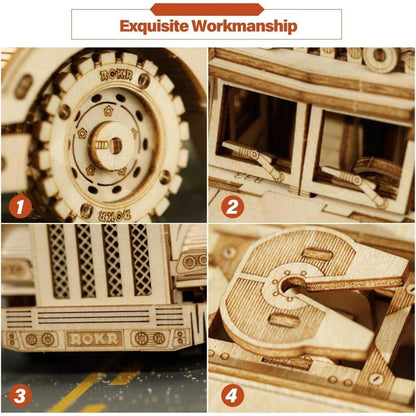 3D Puzzle Holzbausatz - Modellbau Lastwagen