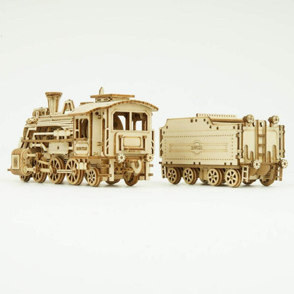 ROKR 3D Puzzle Dampflokomotive Holzbausatz Modellbau Kit