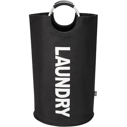 Faltbare Wäschekörbe 125L Schwarz XL Stand Up Design in 7