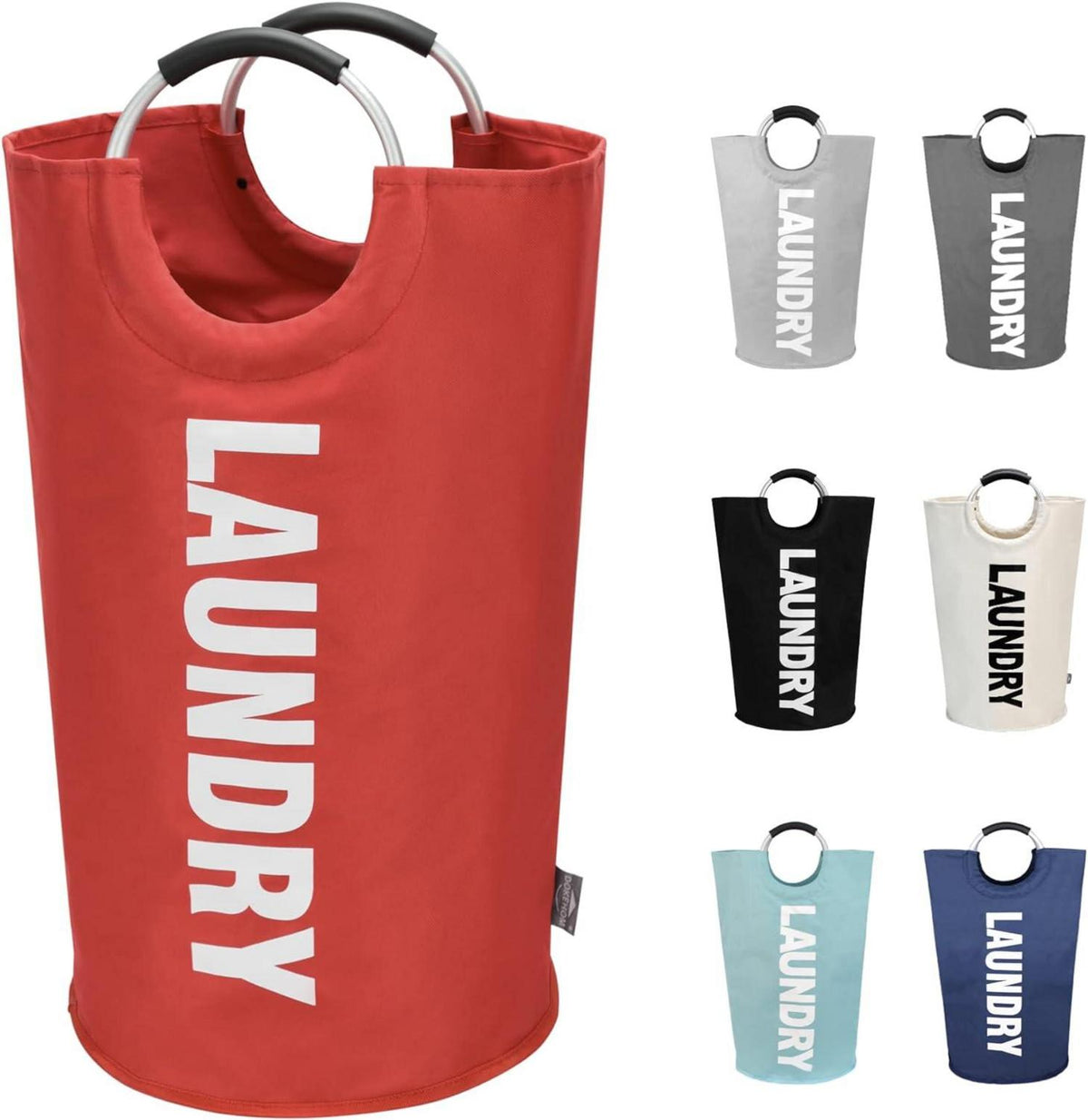 Faltbarer Wäschekorb mit 125L Kapazität und Stand-Up Design
