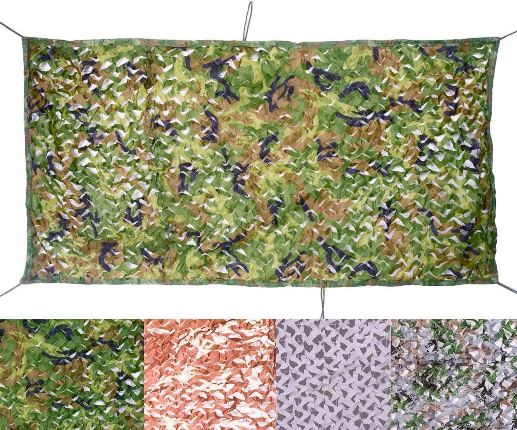 Velity Tarnnetz Camouflage Netz Army Tarnnetz 2 x 8m Woodland