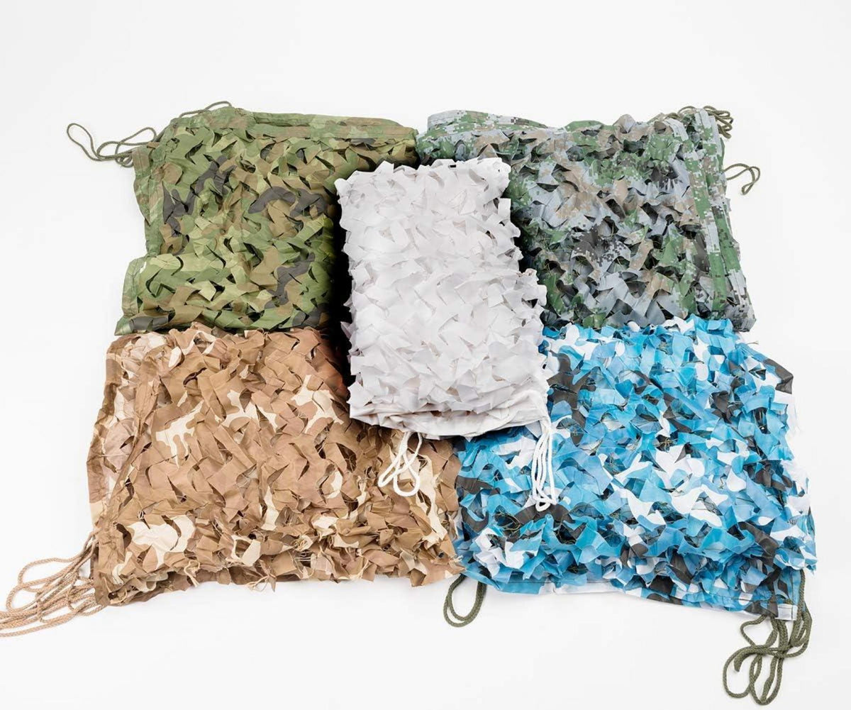 Camouflage Netz Tarnnetz 2x5m Jagd Outdoor Garten Deko Sichtschutz
