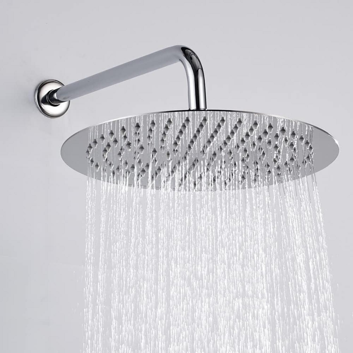 Regendusche Duschkopf 10 Zoll Edelstahl AISI304 Rund Anti-Kalk