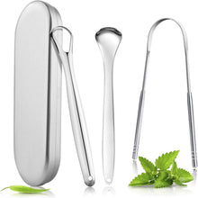 Zungenschaber Set Edelstahl Tongue Scraper Mundpflege Cleaner