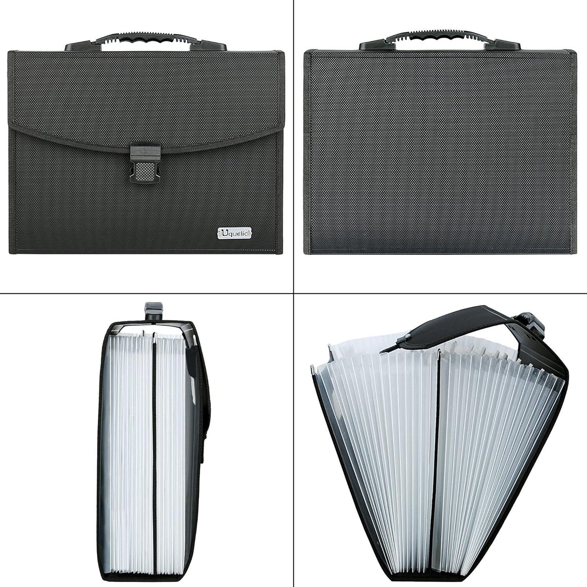 Uquelic Datei Organizer A4 Taschen 26 Fächer Akkordeon