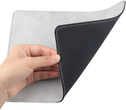 Mauspad PU Leder Gaming Office für PC Computer Laptop 24x20x0,3cm