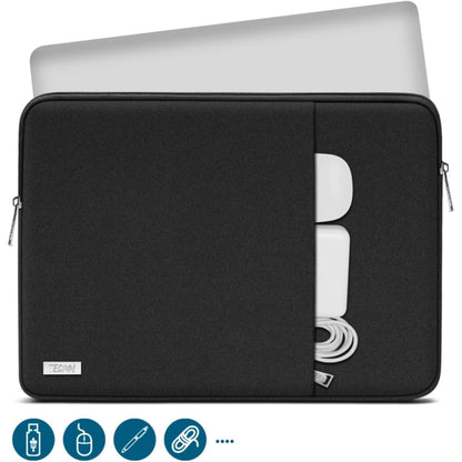 TECOOL 13,3 Zoll Laptop Tasche MacBook Air Pro 13 wasserdicht Schwarz
