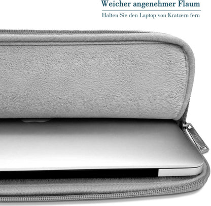 Laptophülle 13,3 Zoll MacBook Pro Air 2024 Acer Dell Grau