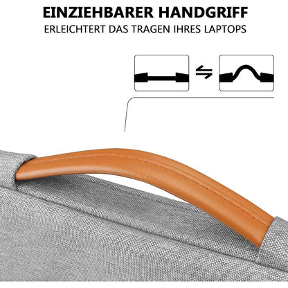 TECOOL 13,3 Zoll Laptop MacBook Tasche Hülle Grau 13-13,5