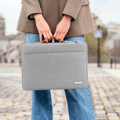 TECOOL 13,3 Zoll Laptop MacBook Tasche Hülle Grau 13-13,5