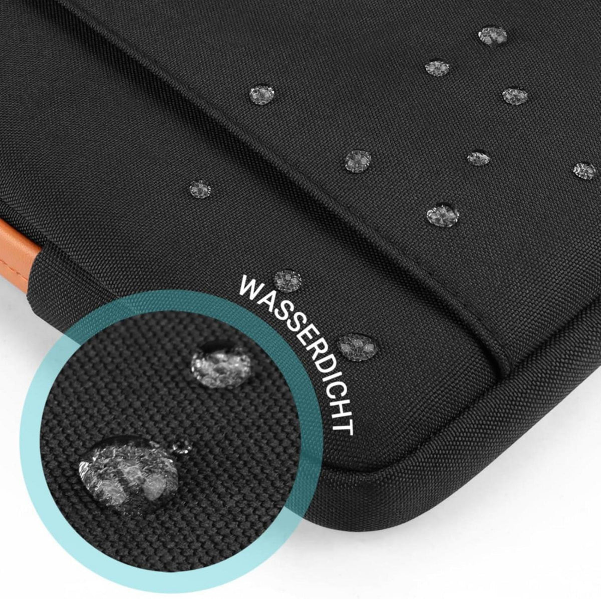 Laptop Hülle Sleeve 13,3 Zoll MacBook Air Pro 13 14 Schwarz