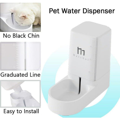 Automatisches 2-in-1 Futter- und Wasserspender für Haustiere, 3,8 l