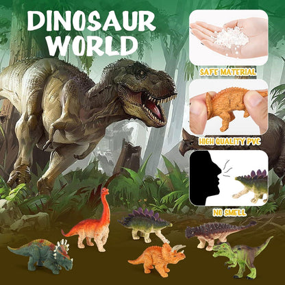 Dinosaurier Mini Spielzeugset 3+ Jahre Pädagogisch