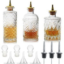 Bitterflasche für Cocktails – 3er Set Glasflaschen mit