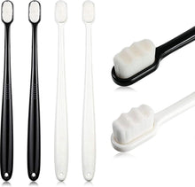 4-teilige Nano-Soft-Zahnbürste mit extra weichen Borsten