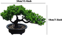 Künstlicher Bonsai Baum 19cm Japanische Kiefern-Bonsai im